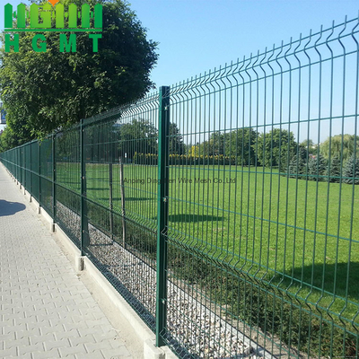Alta Segurança Cercas 3d de arame farpado Edifício de jardim PVC revestido Cercas de segurança galvanizadas 3d curvas