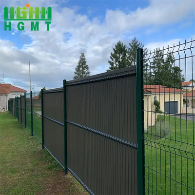 Segurança de malha de arame de aço ao lado da estrada Panela de vedação dobrável 3D de segurança revestida de pó verde à prova de ferrugem