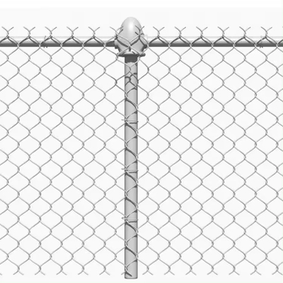 Pvc revestido de diamante hexagonal personalizado Ciclone rede de fios de ferro painel de rede de metal galvanizado indústria cadeia de ligação cerca
