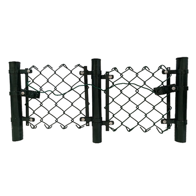 Estádio de ferro customizavel Chain Link Wire Mesh vedação verde revestido de ferro Rede de segurança de proteção playground
