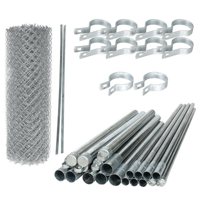 6 Painéis de vedação de ligação de cadeia de pés Tipo de metal fio de ferro Dia 4/4.5mm Para aplicações temporárias