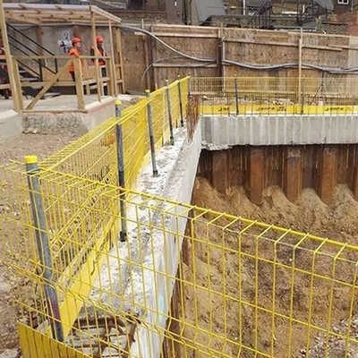 Barreira de proteção de borda fácil de instalação com montagem sem ferramentas para configuração rápida