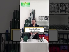 Fenda de ligação de cadeia de arame anti-ferrugem de ciclone facilmente instalada para fazenda