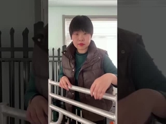 Campo 4 trilhos painéis de quintal de gado galvanizados a quente