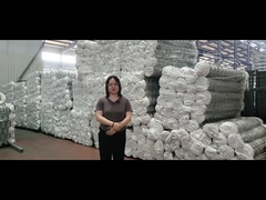 Embalagem de cerca de tela de arame galvanizado enviada para o Canadá